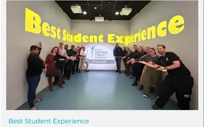 image of Division of Nursing awarded Best Student Experience at the Student Nursing Times Awards 2024